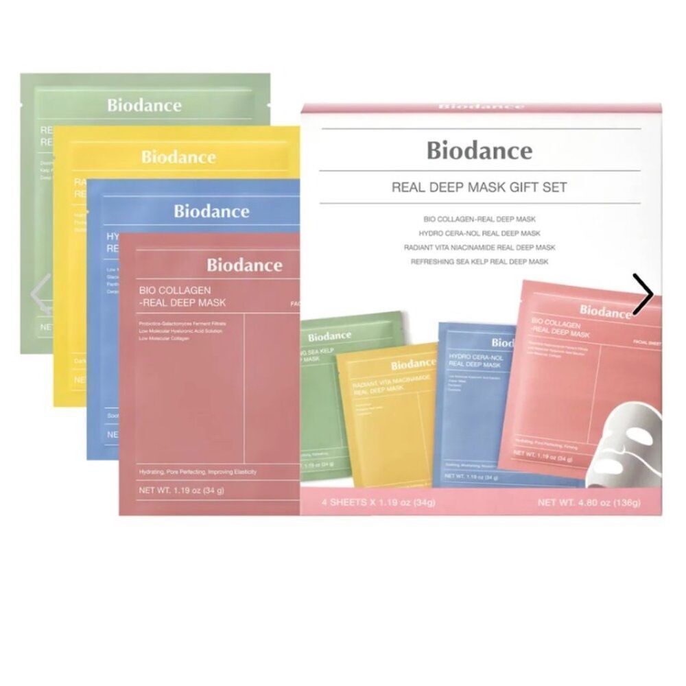 New Biodance | Real Deep Mask Gift Set - 4 Masks